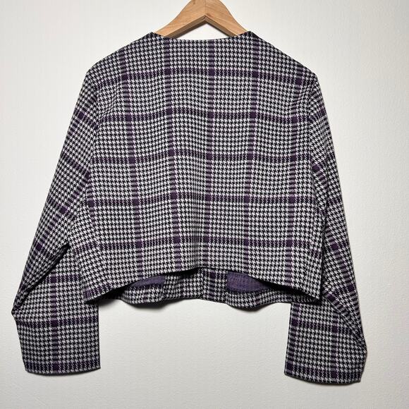 Torrid Women's Studio Double Knit Cropped Collarless Jacket‎ Classic Size 2 - Picture 4 of 12